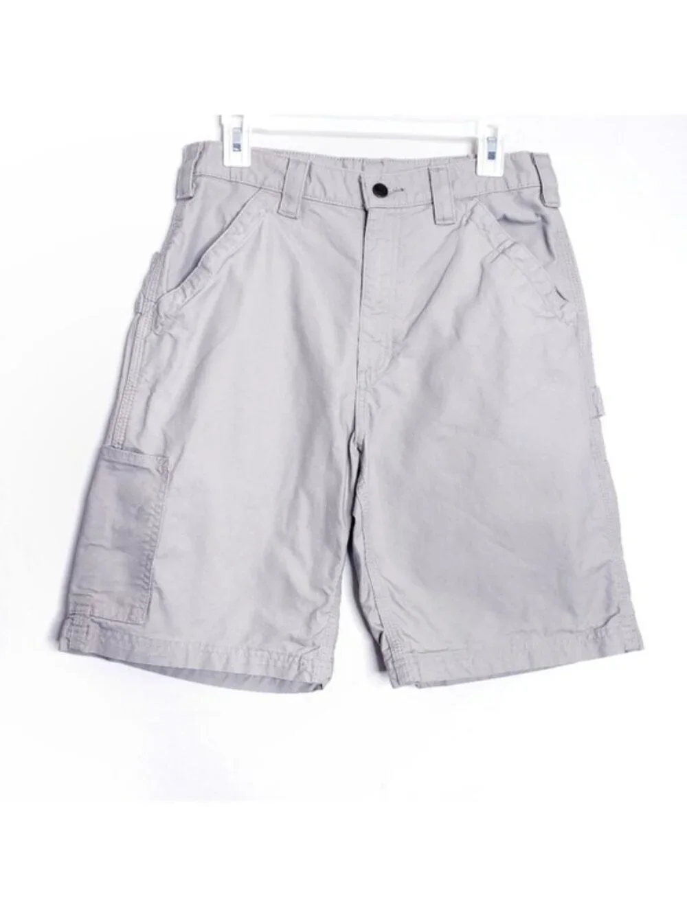 Carhartt Tan Khaki Original Fit Cotton Cargo Utility Work Shorts Men's Size 32